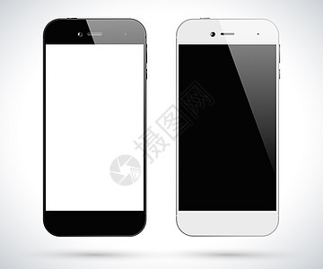 黑色白色智能手机电子屏幕技术通讯器细胞互联网上网工具电话空白图片