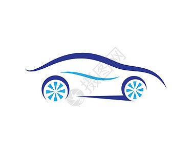 汽车符号它制作图案标识赛车手车辆车库洗车商业运动徽章奢华速度图片