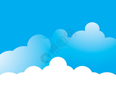 蓝蓝的天空与云背景矢量它制作图案海报天堂太阳场景插图艺术横幅日出空气墙纸图片