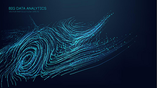 音乐抽象背景蓝色 数据技术抽象的未来派插图 大数据可视化 每股收益 10速度粒子3d活力商业电脑科学网络渲染均衡器图片