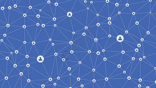 带有人物图标的社交媒体圈子 网络连接图 商业插画橙子地球团队营销广告博客社区蓝色圆圈评分图片