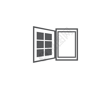 窗口矢量 ico插图蓝色塑料框架财产玻璃房间建筑建筑学木头图片