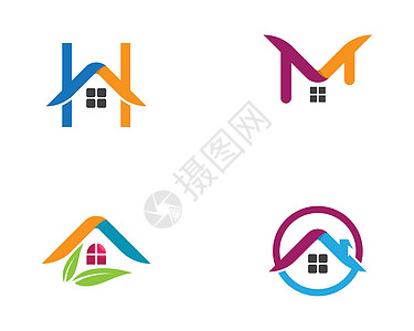 房子矢量 ico建筑房地产贷款住房插图协议顾问投资住宅公司图片