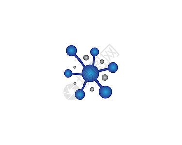 分子矢量 ico医疗化学品数据白色遗传学原子生物学科学粒子插图背景图片