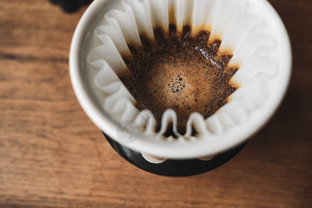 咖啡师滴咖啡和慢咖啡吧风格咖啡机咖啡杯对象时光茶几作物时间杯子低温咖啡馆背景图片