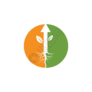 箭头树图标徽标概念向量它制作图案植物树叶母亲网络绿色社区环境体生态友谊社会图片