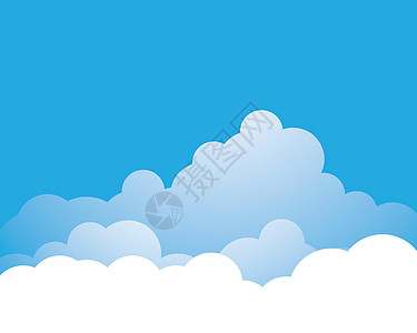 蓝蓝的天空与云背景矢量它制作图案卡通片气氛日出晴天墙纸艺术海报横幅光束阳光图片