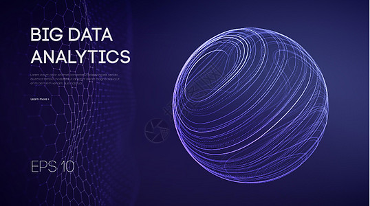 人工智能分析 数据技术科学概念 网络分析领域摘要 未来派 ai 数字云 网络技术矢量插图机器学习 用于演示量子创新干扰的大数据可图片
