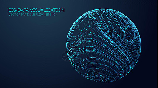 音乐抽象背景蓝色 数据技术抽象的未来派插图 大数据可视化 每股收益 10活力均衡器流动商业3d网络科学电脑化学粒子图片