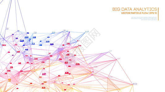大数据分析区块链技术背景 五颜六色的三角微粒背景  EPS 10  商业背景海浪互联网主机活力科学展示代码墙纸音乐安全图片