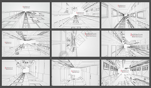 建筑线框背景集 建筑蓝图矢量  3dbuilding 线框建筑  EPS 10 矢量计算机建筑学项目办公室住宅设计草稿绘画技术地图片