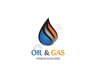 天然气和石油图标 vecto标识烧伤汽油黑色液体气体活力插图水滴公司图片