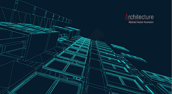 建筑线背景 建筑施工素描矢量摘要 现代城市 3d 项目 技术几何网格 电线蓝图房子 数字架构师创新线框公寓金属艺术地面建筑师框架背景图片