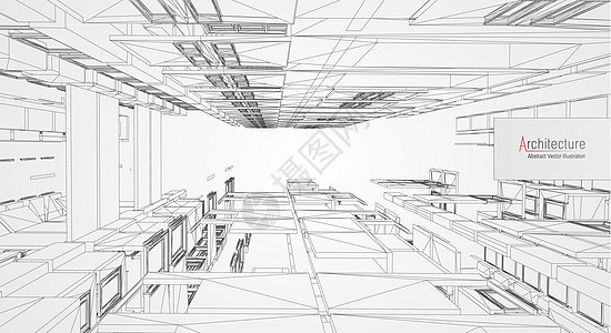 建筑线背景 建筑施工素描矢量摘要 现代城市 3d 项目 技术几何网格 电线蓝图房子 数字架构师创新线框建筑师绘图工程师打印阴谋艺图片