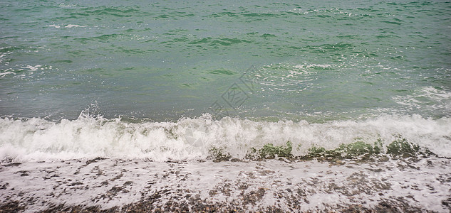 格鲁吉亚Adjara地区黑海海景背景天空海鸥旅行风暴海浪海岸线海滩海岸图片