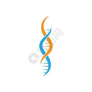 Gen 符号矢量图标它制作图案插图白色科学医疗标识身份基因生物学遗传化学图片