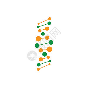 Gen 符号矢量图标它制作图案螺旋基因插图标识化学微生物学科学医疗药品生物学图片