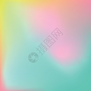 抽象模糊的绿色和黄色梯度背景纹理  矢量紫色橙子水平蓝色辉光网站插图艺术彩虹坡度图片