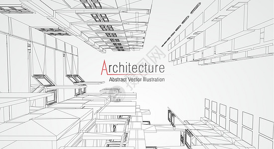 建筑线背景 建筑施工素描矢量摘要 现代城市 3d 项目 技术几何网格 电线蓝图房子 数字架构师创新线框承包商公寓绘画设计阴谋金属图片