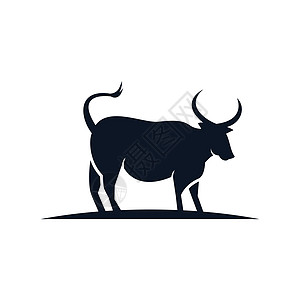 牛矢量 ico奶制品收藏家畜牛肉动物插图小牛标签农民哺乳动物图片