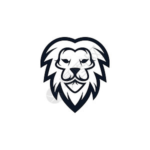 狮子头矢量 ico公司荒野力量品牌商业插图森林卡通片标识狮子图片