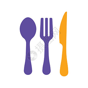 勺子叉子和刀子矢量字形 ico餐厅用餐盘子咖啡店晚餐服务烹饪厨房刀具早餐图片