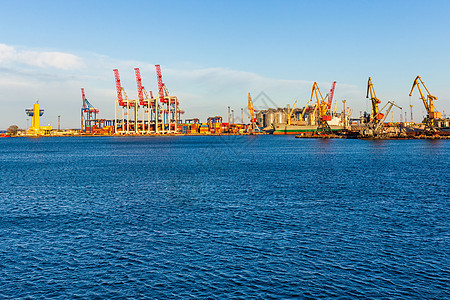 黑海海岸货运港(港口)图片
