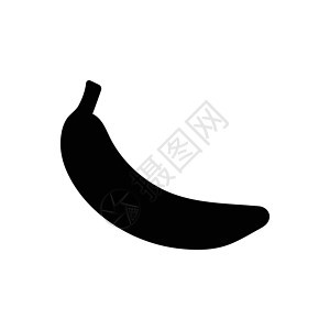 香蕉图标插图食物背景图片