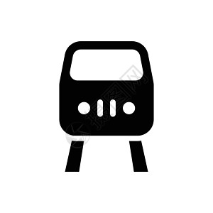 火车图标旅行运输铁路插图背景图片