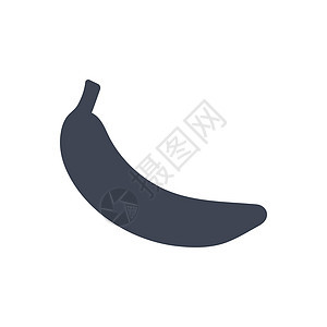 香蕉图标插图食物背景图片
