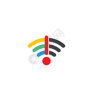 免费 wifi 矢量图 ico网站电脑上网技术路由器网络插图互联网信号黑色图片