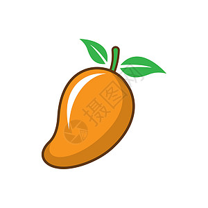 芒果标志图片饮食热带情调标识甜点素食主义者生态异国插图图片