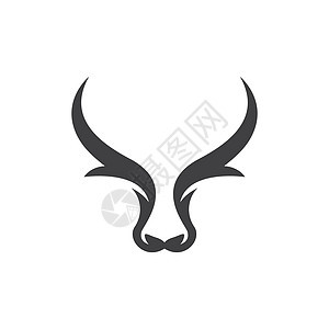 牛头标志图片奶牛艺术哺乳动物危险荒野力量标识插图长角牛喇叭图片