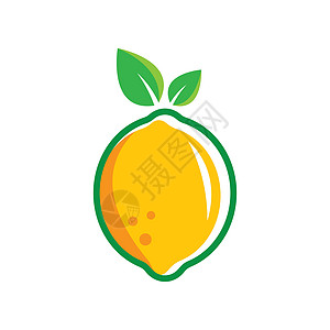 它制作图案柠檬标志图像橙子插图食物绿色饮食坡度果汁水果叶子图片