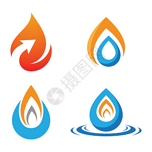 石油和天然气标志图片公司汽油气体燃料插图力量活力创造力液体标识图片