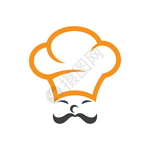 厨师标志图片工作插图厨房食物餐厅商业菜单白色美食烹饪图片