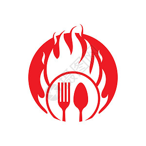 热食标志图片食物咖啡店邮票餐厅烧伤烹饪香肠火焰派对美食图片