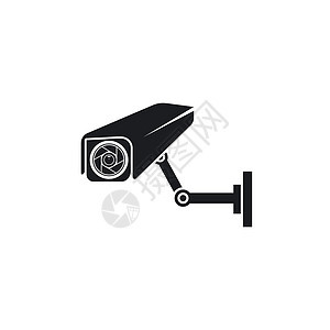 闭路电视图标矢量图解设计模板隐私记录监视器店铺电子监控视频警卫插图相机图片