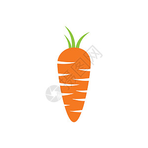 它制作图案的胡萝卜符号矢量艺术植物花园橙子排毒叶子沙拉夹子蔬菜收成背景图片