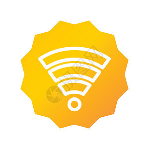 无线网络图标  wifi 插图 平面矢量图标 可以使用图标设计元素uiweb移动应用图片