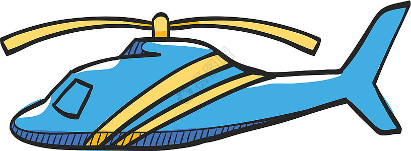 彩色绘图中的直升机图标 交通运输航空推进器天空绘画直升飞机航班黑色旅游喷射技术运输白色图片