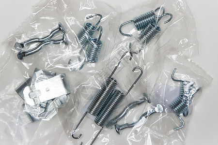 制动器 金属夹子 针和不同长度的弹簧修理包图片