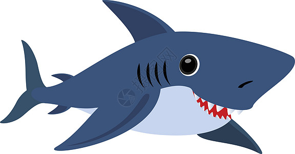 卡通鲨鱼 矢量图的鲨鱼 剪贴画分享图片