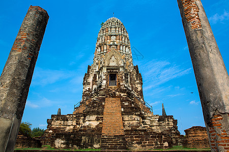 泰国Ayutthaya省世界遗产地世界纪念碑公园遗产城市旅游旅行佛塔历史雕像图片