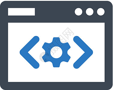 Web 开发图标编程编码插图web代码网络背景图片