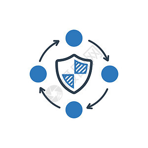 网络保护图标防护安全网页背景图片