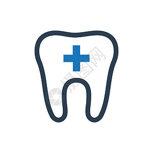 牙科保健图标背景图片