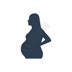 怀孕的图标背景图片