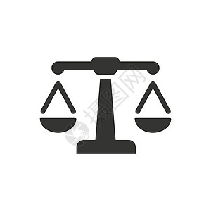 商业法图标重量平衡背景图片