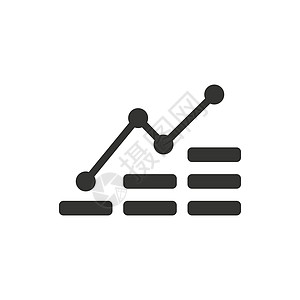 财务分析图标统计图表金融插图报告数据背景图片